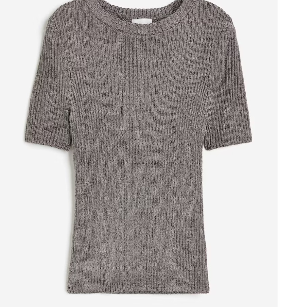 H&M Metallic Rib Knit Top - Picture 3 of 10